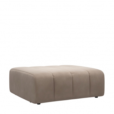 Rivièra Maison Hocker Dazzle Velvet Licht Taupe 108x102cm