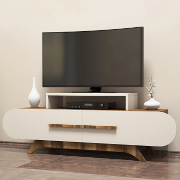 Tv-meubel Rose Crème/Walnoot 145cm