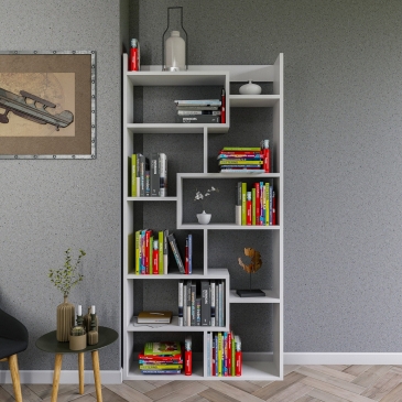 Boekenkast Kuttap Melamine Wit