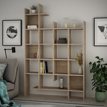 Boekenkast Manco Melamine Eiken