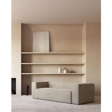 Kave Home 3-zitsbank Blok Beige Ecru 240cm