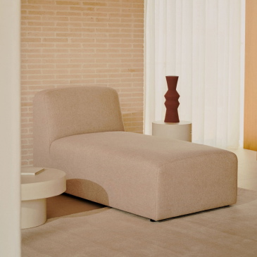 Kave Home Chaise Longue Module Neom Beige 152x75cm