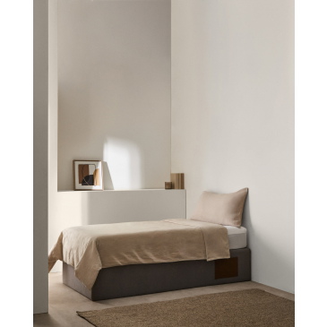 Kave Home Opbergbed Matters Grijs 90x190cm