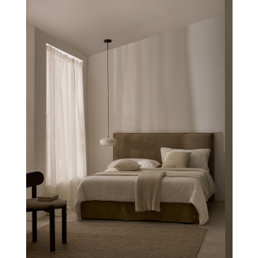 Kave Home Bed Jaira Taupe 180x200cm