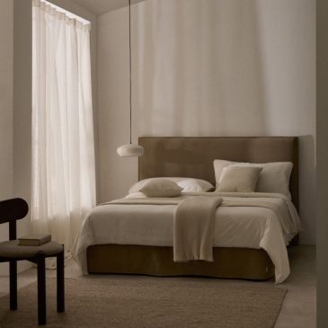 Kave Home Bed Jaira Taupe 180x200cm