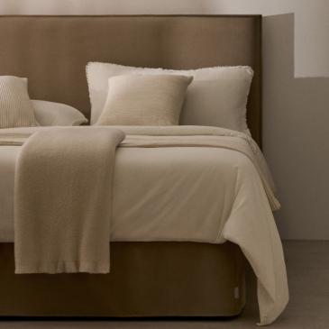 Kave Home Bed Jaira Taupe 160x200cm