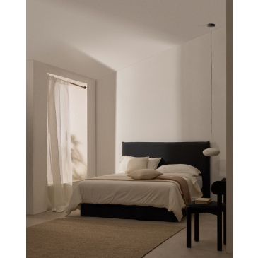 Kave Home Bed Jaira Antraciet 180x200cm