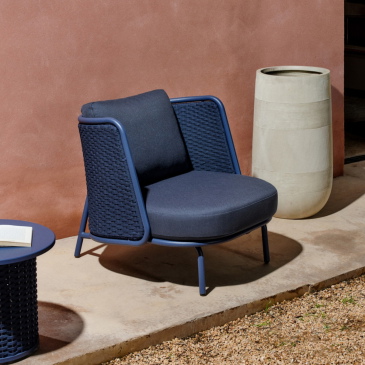 Kave Home Loungestoel Sedalis Blauw