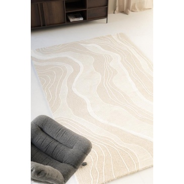 By-Boo Vloerkleed Soil Wol Beige 190x290cm