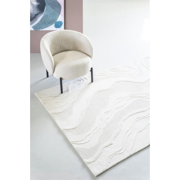 By-Boo Vloerkleed Soil Wol Off White 160x230cm