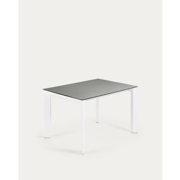 Kave Home Uitschuifbare Keramische Tafel Axis Grijs 120-180cm