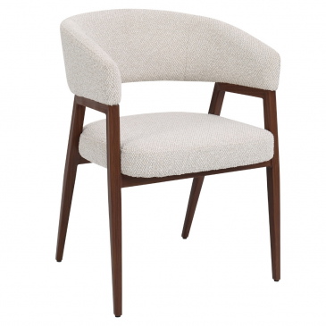 DÉJA Eetkamerstoel Fureso Beige/Walnoot