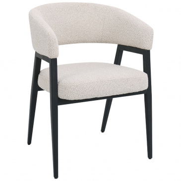 DÉJA Eetkamerstoel Fureso Beige/Zwart