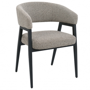 DÉJA Eetkamerstoel Fureso Taupe/Zwart