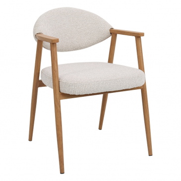 DÉJA Eetkamerstoel Karup Beige/Naturel