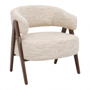 DÉJA Fauteuil Fly Beige/Walnoot