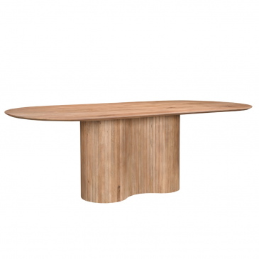 Eettafel Ava Ovaal Naturel 240cm - Giga Meubel