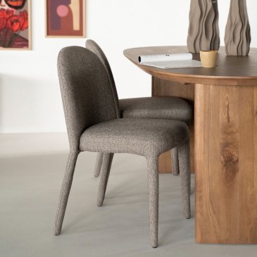 Eleonora Eetkamerstoel Jaxx Taupe Toscane