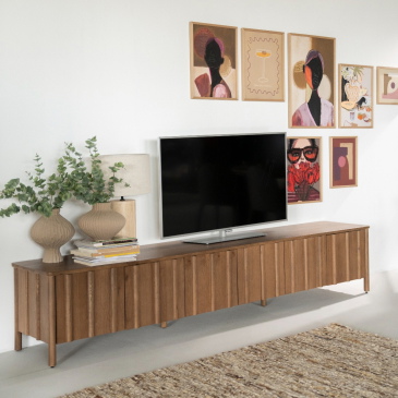 Eleonora Tv-meubel Jake 6-Deurs Bruin