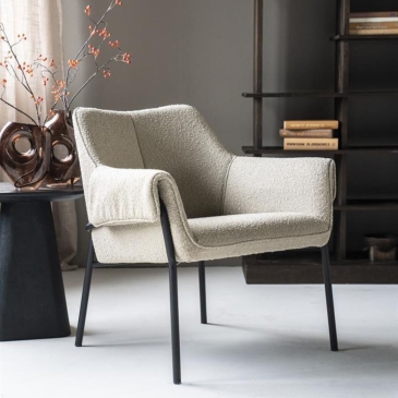 Eleonora Fauteuil Tony Taupe Copenhagen