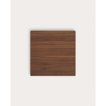 Kave Home Tafelblad Tiaret Melamine Walnoot 60x60cm