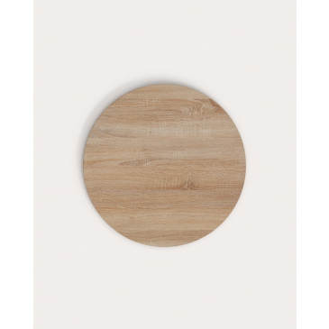 Kave Home Tafelblad Tiaret Melamine Naturel Ø70cm