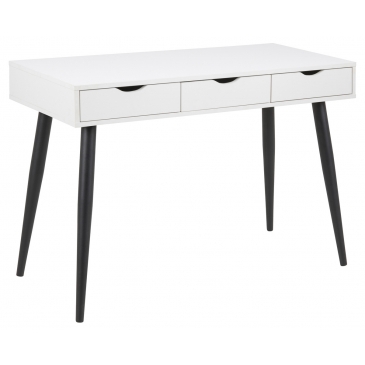 Bureau Nova MDF Wit/Zwart - Giga Living