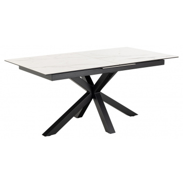 Eettafel Durgan Keramiek Wit Uitschuifbaar 170/210cm - Giga Living