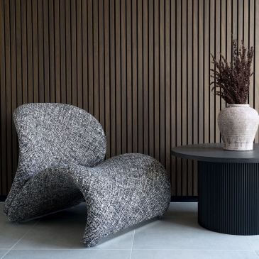 House Nordic Fauteuil Sofia Donkerbruin Mix