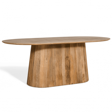 Eettafel Mokka Lichtbruin 180cm - Giga Meubel