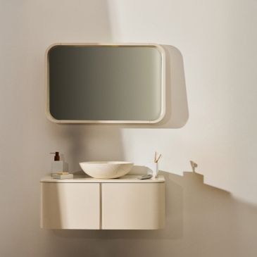 Kave Home Spiegel Salaya Essenfineer Beige 90x60cm