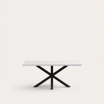 Kave Home Tafel Argo Wit Melamine 180x100cm