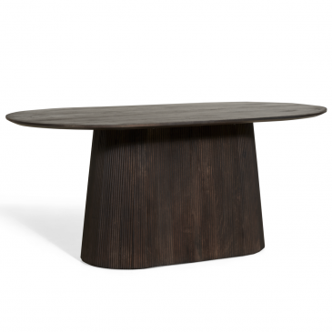 Eettafel Mokka Donkerbruin 230cm - Giga Meubel