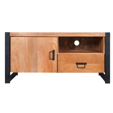 StarFurn Tv-Meubel Boaz Naturel 110cm 1 Deur en Open Vak
