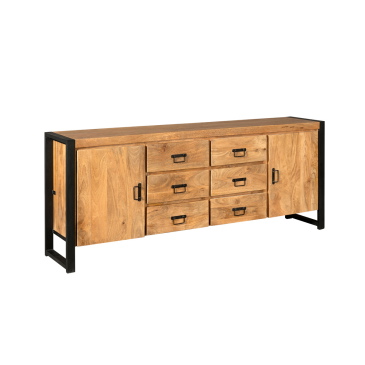 StarFurn Dressoir Boaz Mangohout 200cm