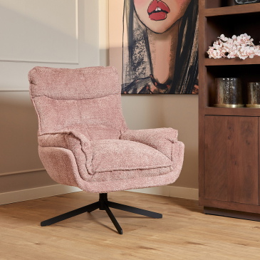 StarFurn Fauteuil Vera Roze