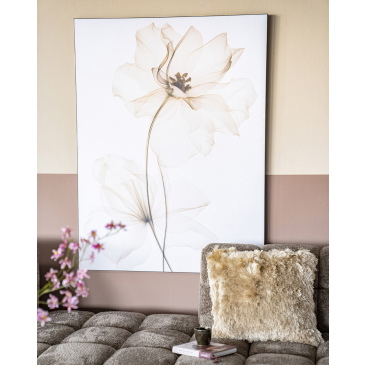 Urban Cotton Wandkleed White Flowers Small 80x110cm
