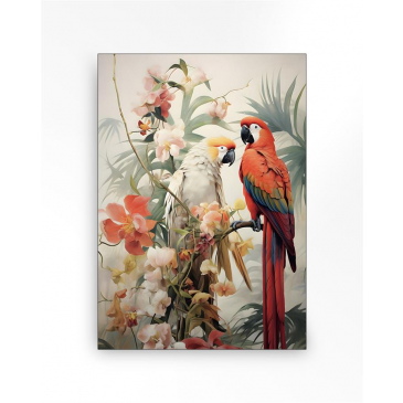 Urban Cotton Wandkleed Lovebirds Small 80x110cm