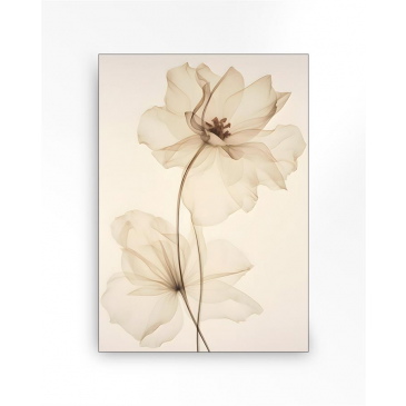 Urban Cotton Wandkleed White Flowers Small 80x110cm