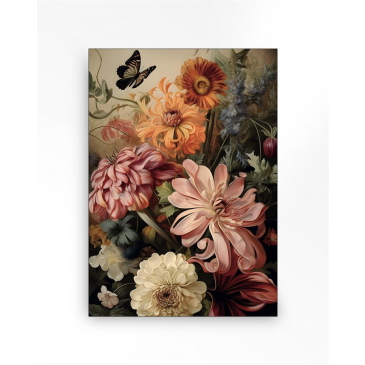 Urban Cotton Wandkleed Vintage Flowers Small 80x110cm