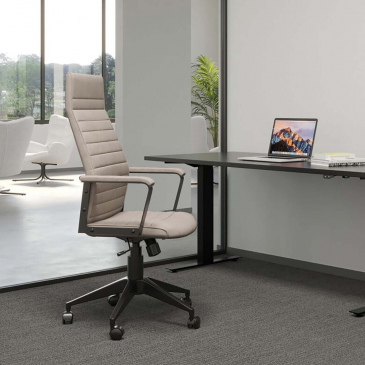 Kare Design Bureaustoel Labora High Taupe