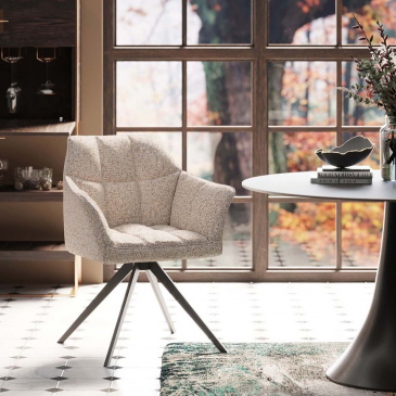 Kare Design Draaistoel Thinktank Beige