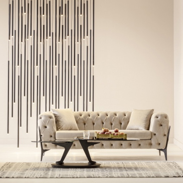 Kare Design Hanglamp Living Vegas Deluxe Zwart LED