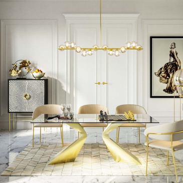 Kare Design Hanglamp Scala Balls Goud 155cm