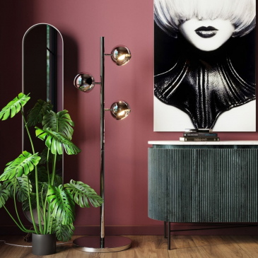 Kare Design Vloerlamp Calotta Chrome 3-Lichts