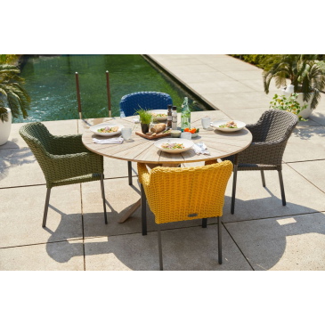 Hartman Cairo Stapelbare Tuinstoel Blauw