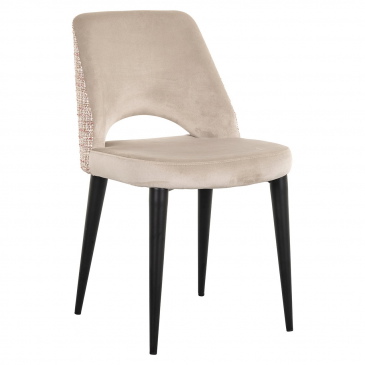 Richmond Eetkamerstoel Tabitha Khaki/Roze