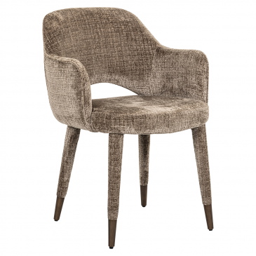 Richmond Eetkamerstoel Donnatella Stone Chenille FR