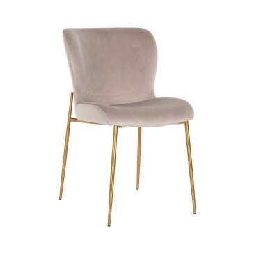 Richmond Stoel Odessa Khaki Brushed Goud