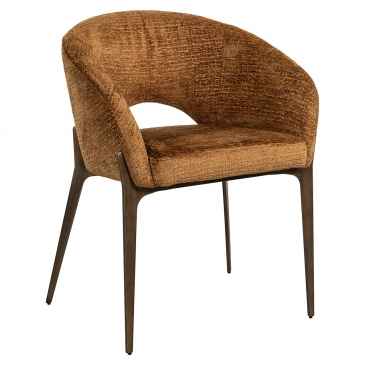 Richmond Eetkamerstoel Kenzi Cognac Fusion